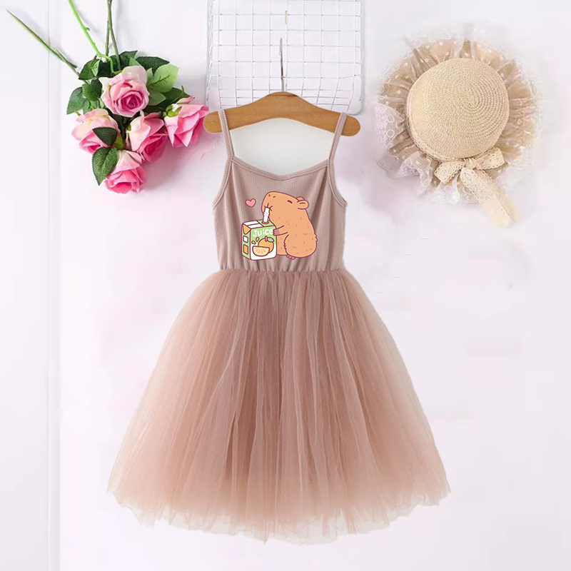 Capybara Girls Dresses Anime P - Summer Clothing Baby Girl review and price